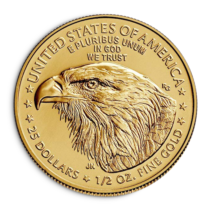 Moneda de oro American Eagle 1/2 oz
