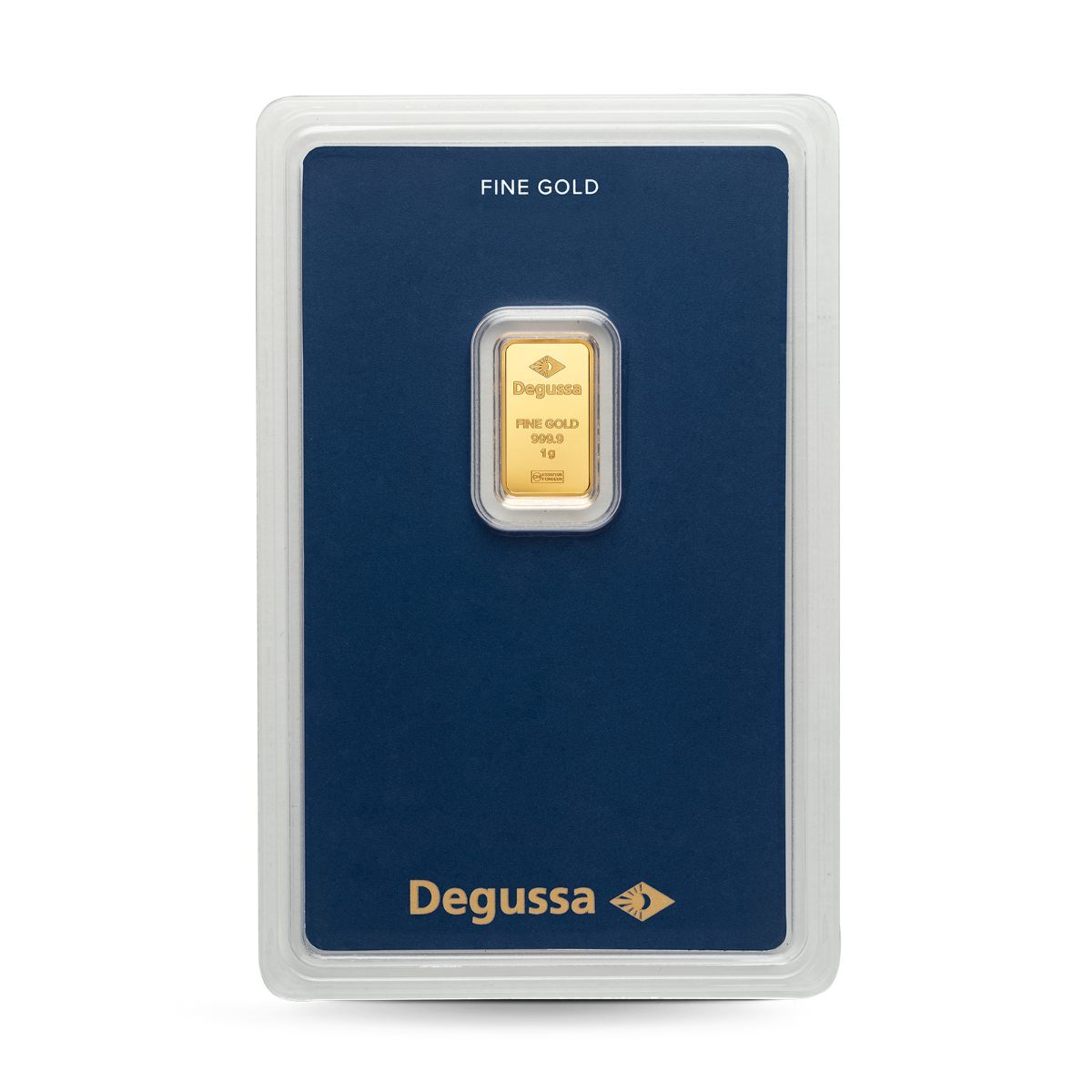 Barra de oro Degussa 1 g
