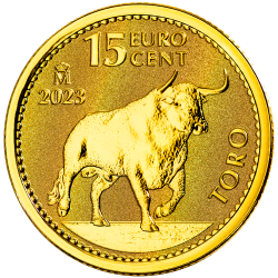 Moneda de oro 1/10oz Toro