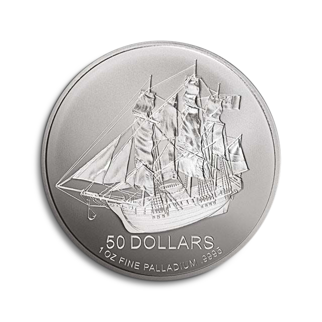 1 oz Cook Island palladium coin