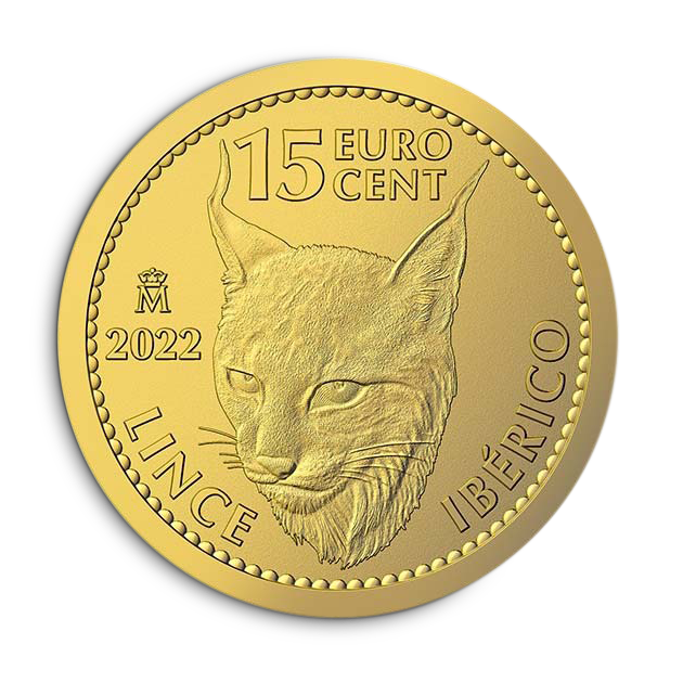 'Moneda de oro 1/10oz Lince Ibérico'