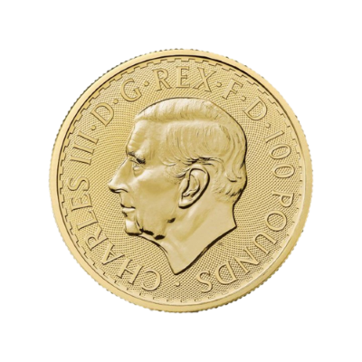 '1 oz Britannia moneda de oro Carlos III'