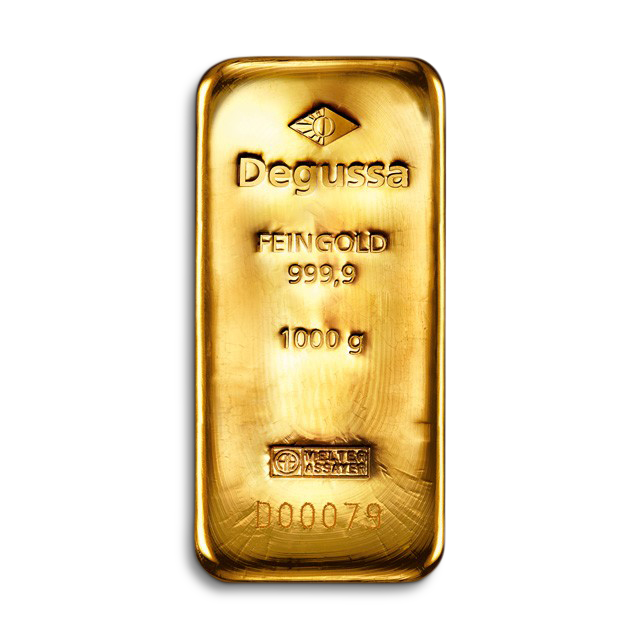 'Barra de oro Degussa           1 kg'