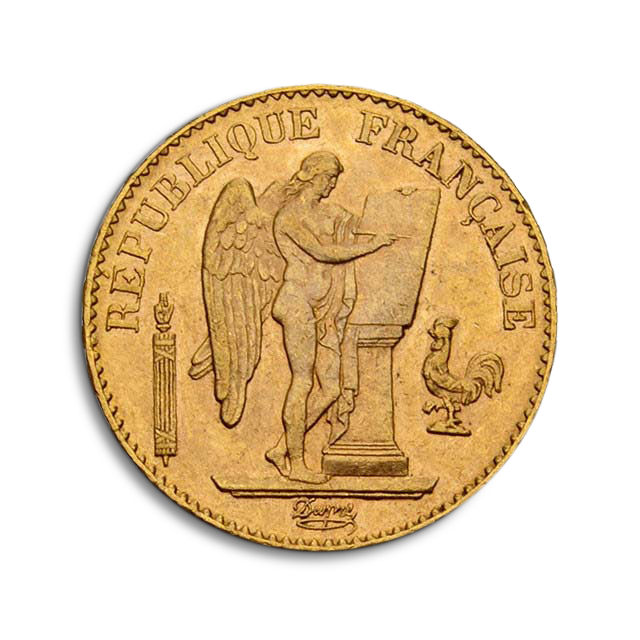 'Moneda de oro 20 Francos Napoleon Genius'