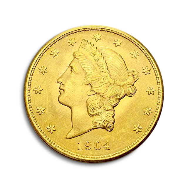 'Moneda de oro 20 dólares EE.UU. Liberty Head'