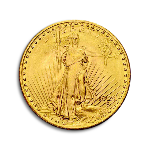 'Moneda de oro 20 dólares EE.UU. St. Gaudens'