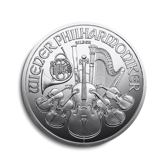 'Moneda de plata Filarmónica 1 oz'