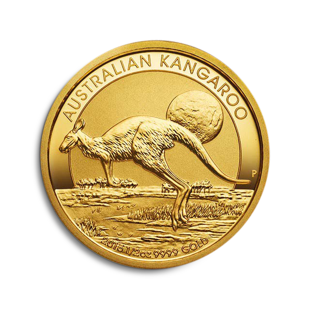 'Moneda de oro Australian Nugget 1/2 oz'