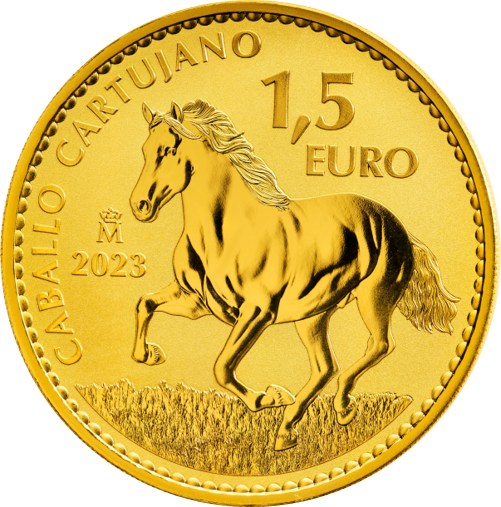 'Moneda de oro 1oz Caballo Cartujano'