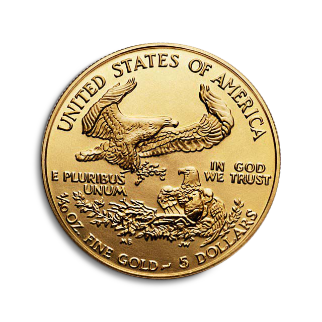 'Moneda de oro American Eagle 1/10 oz'