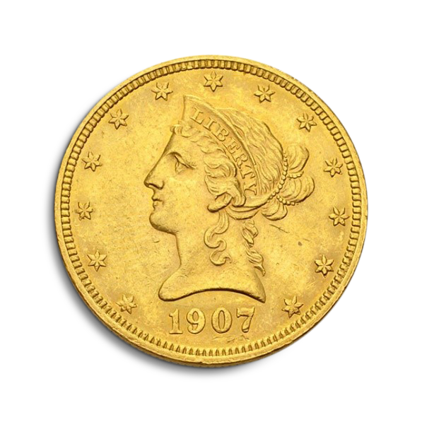 '10 Dólares USA “Liberty Head” 1838-1908'