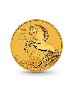 Moneda de oro 1oz Lunar III Horse 2026
