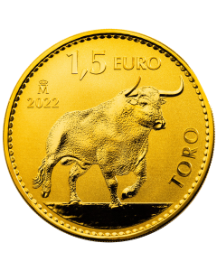 Moneda de oro 1oz Toro