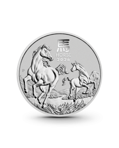 Moneda de plata Lunar III 1 oz Horse 2026
