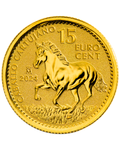 Moneda de oro 1/10oz Caballo