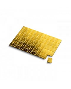 Barra de oro Combi Degussa de 50 g