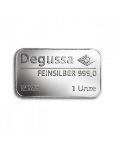 1 oz Degussa silver bar