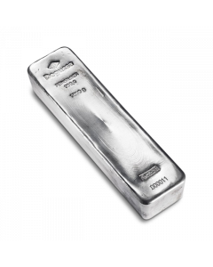 5 kg Degussa silver bar