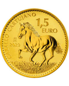 Gold coin 1oz Carthusian Horse