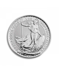 1 oz moneda de plata Britannia 