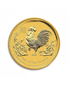 Moneda de oro Lunar II 1 oz Gallo 2017