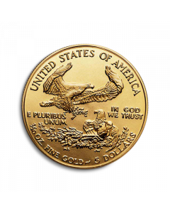 Moneda de oro American Eagle 1/10 oz