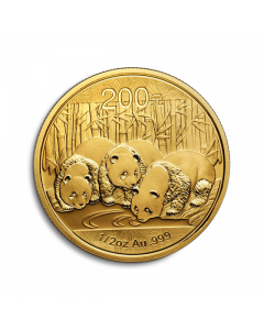 Moneda de Oro China Panda 1/2 oz