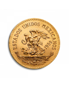 20 Mexican Pesos gold coin