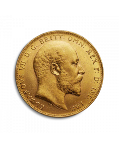 1 soberano Eduardo VII 1901-1910 Moneda de oro
