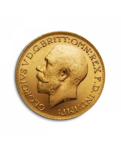 1 soberano George V 1910-1936 Moneda de oro