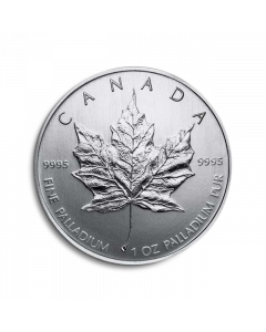 Moneda de paladio Canadian Maple Leaf 1 oz