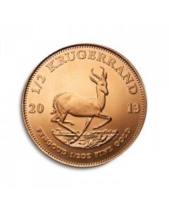 Moneda de oro Krugerrand 1/2 oz 2014