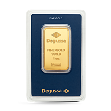 Barra de oro Degussa 1 oz