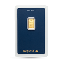 Barra de oro Degussa 0,5 g