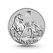 Moneda de plata Lunar III 1 oz Horse 2026