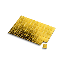 Barra de oro Combi Degussa de 50 g
