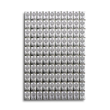 Barra de plata Combi de Degussa 100 x 1g