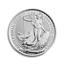 1 oz moneda de plata Britannia