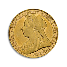 1 soberano Victoria 1837-1901 Moneda de oro