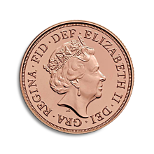 1 soberano Isabel II Moneda de oro