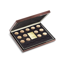 Caja de ahorros para 18 monedas de 1/4 de oz Krugerrand