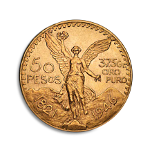 Moneda de oro 50 Pesos Mexicanos
