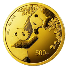 Moneda de oro China Panda 30g