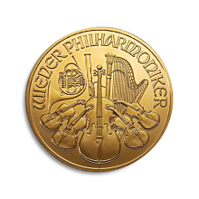 Moneda de oro Filarmonica de 1 oz 2014