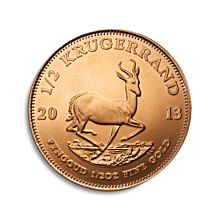 Moneda de oro Krugerrand 1/2 oz 2014