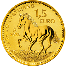 Moneda de oro 1oz Caballo Cartujano
