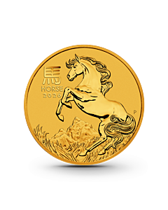 Moneda de oro 1oz Lunar III Horse 2026