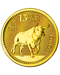 Moneda de oro 1/10oz Toro