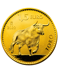 Moneda de oro 1oz Toro