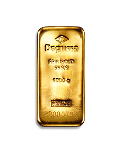 Barra de oro Degussa 1 kg